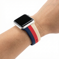 Thumbnail for Striped Silicone Band for Apple Watch - Wristshot