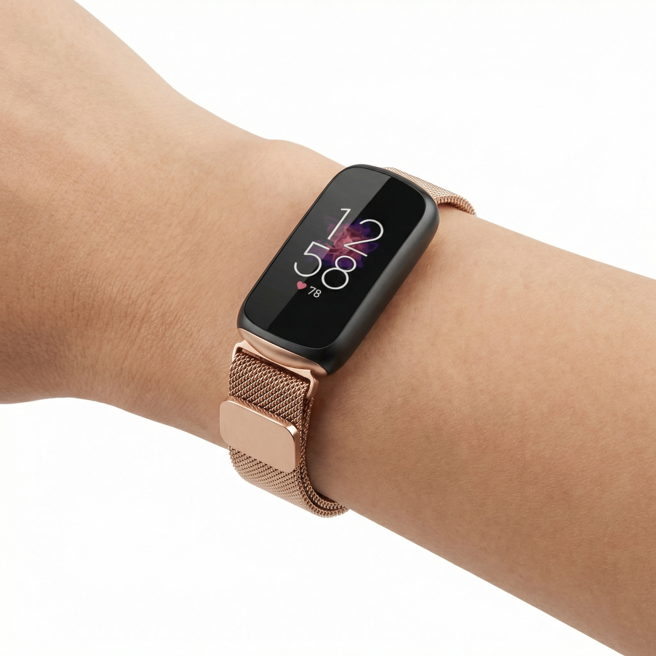 Magnetic Metal Strap for Fitbit Luxe - Wristshot
