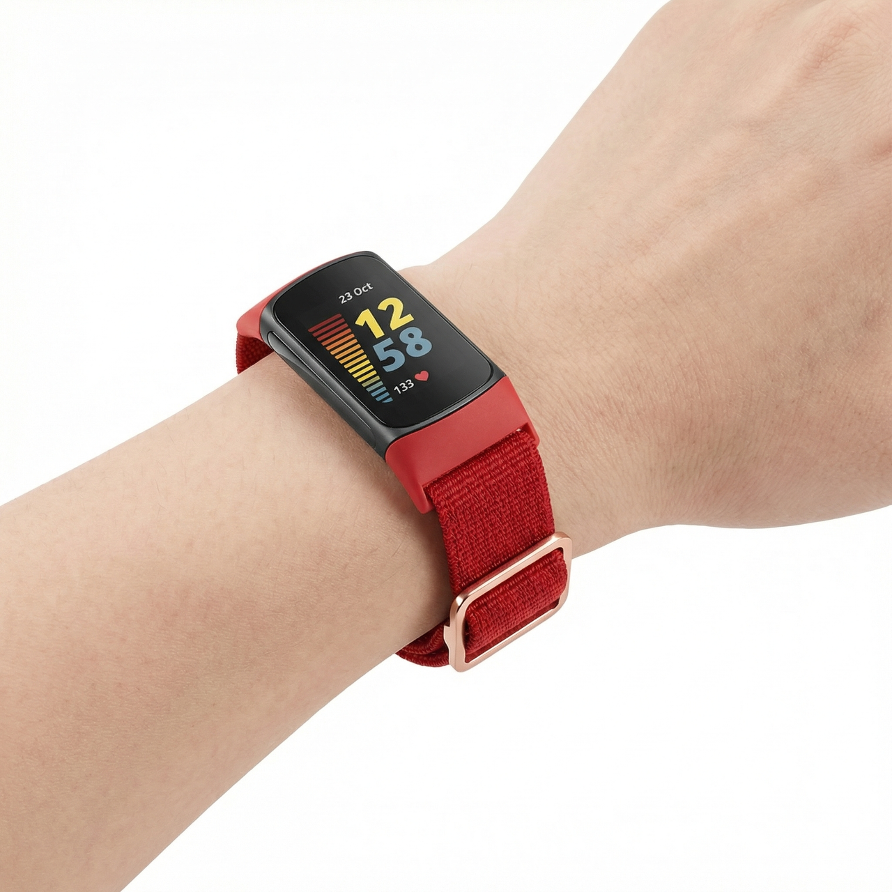 Braided Nylon Strap for Fitbit Charge 5 / 6 - Wristshot