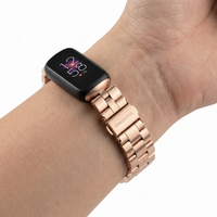 Thumbnail for Solid Stainless Steel Band for Fitbit Luxe - Wristshot
