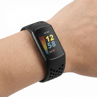 Thumbnail for Silicone Watch Replacement Band for Fitbit Charge 5 / 6 - Wristshot