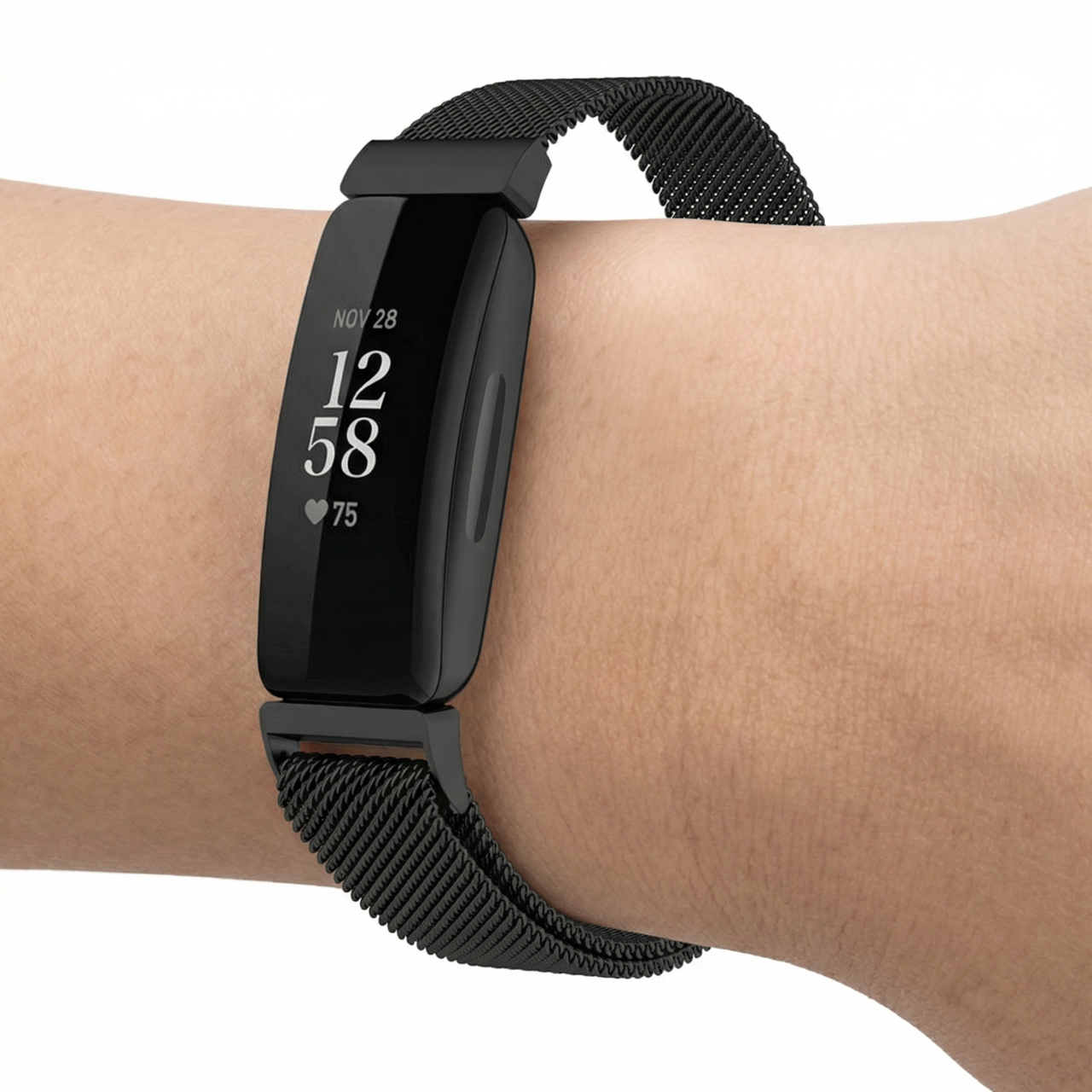 Stainless Steel Magnet Wristband for Fitbit Inspire 2 - Wristshot