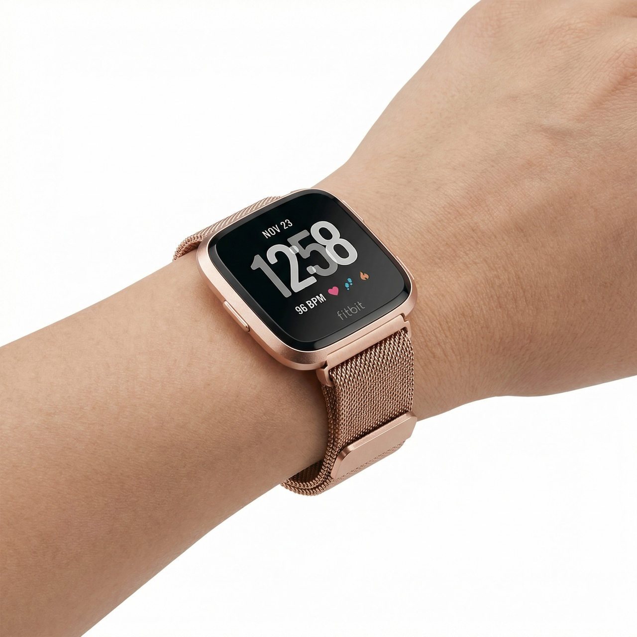 Metal Replacement Strap for Fitbit Versa / Versa 2 / Versa Lite - Wristshot