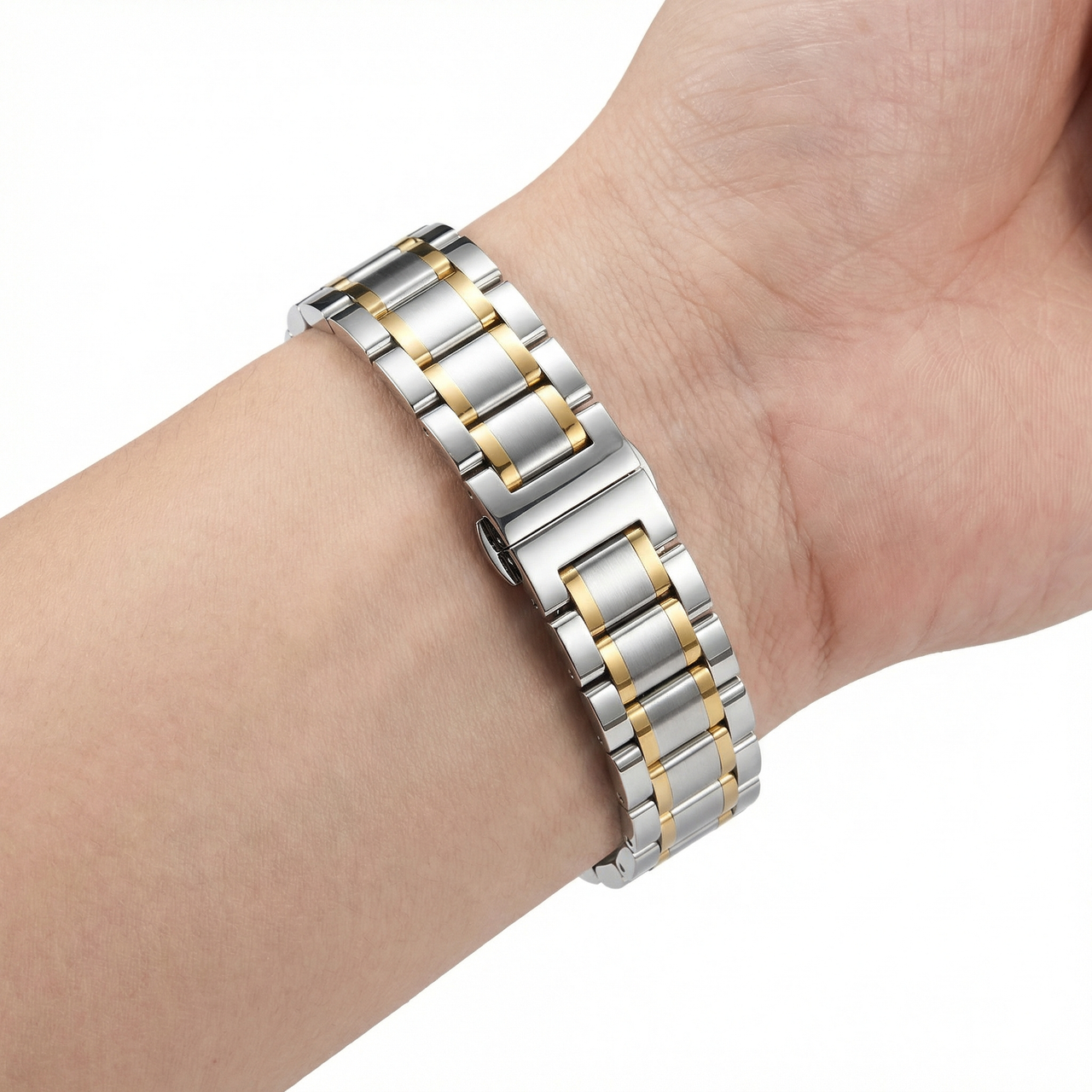 Stainless Steel Bracelet Watch Strap - Wristshot