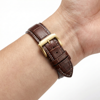 Thumbnail for Soft Calf Genuine Leather Watch Strap with varying buckles - Wristshot