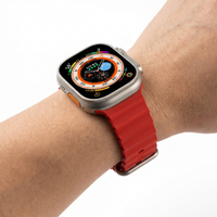 Thumbnail for Silicone Ocean strap For Apple Watch - Wristshot