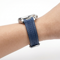 Thumbnail for Rubber Silicone Strap for Omega Seamaster 150 - Wristshot