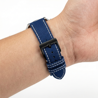 Thumbnail for Genuine Cow Leather Strap for Breitling Avenger - Wristshot