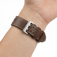 Thumbnail for Leather Strap for Hamilton Khaki Field - Wristshot