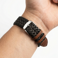 Thumbnail for Cowhide Braided Leather Strap with Quick-Release - Wristshot