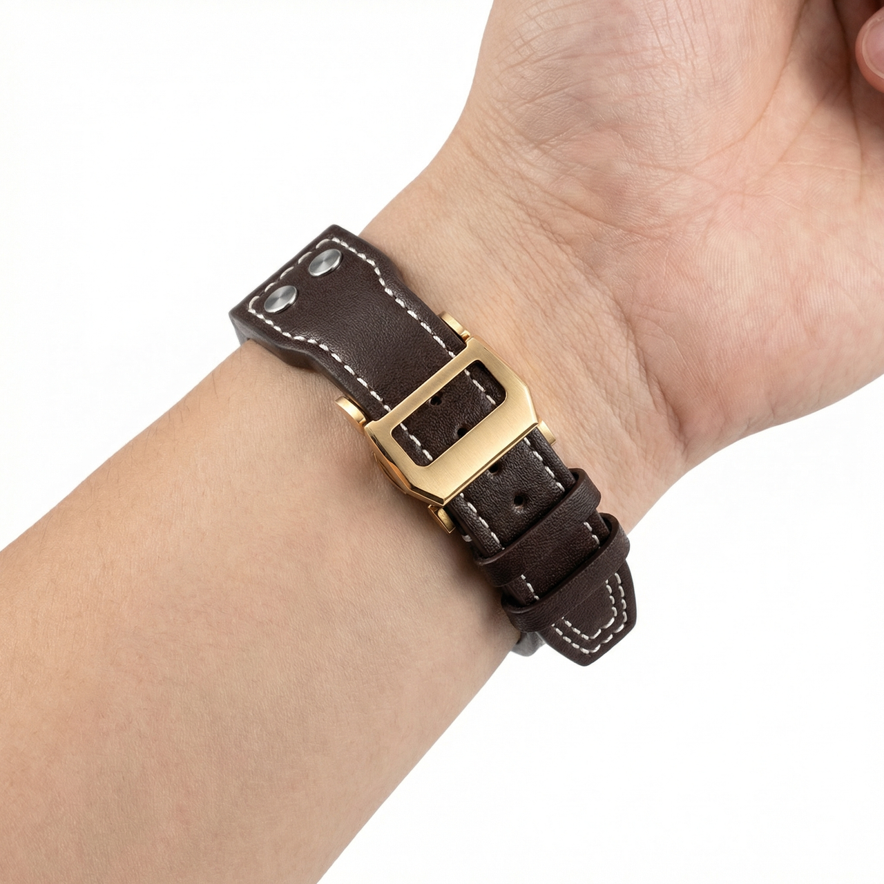 Calfskin Leather Watch Band for IWC - Wristshot