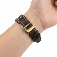 Thumbnail for Calfskin Leather Watch Band for IWC - Wristshot