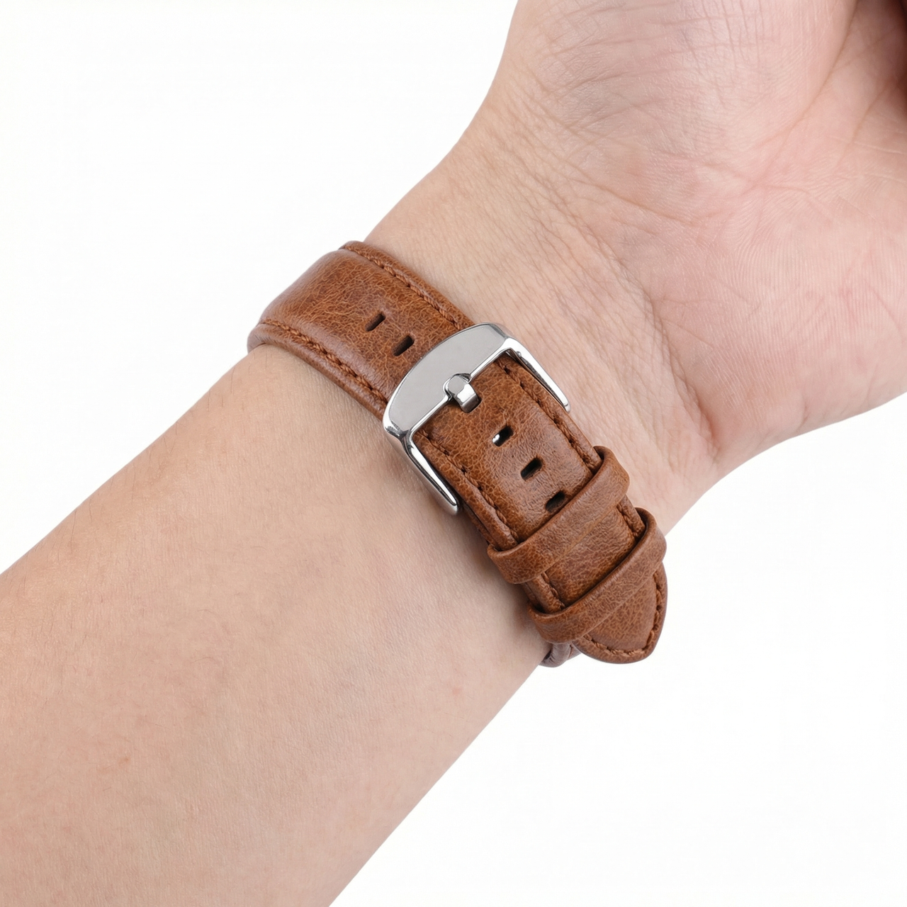 Retro Calf Leather Watch Band with Quick Release - Wristshot