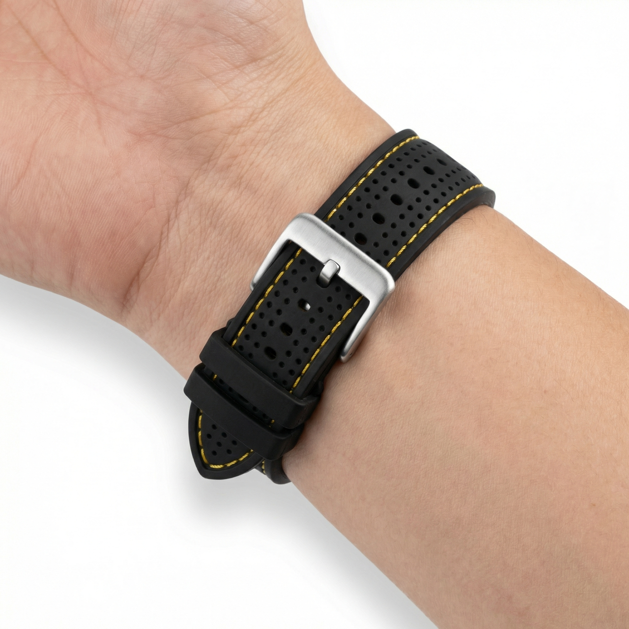Breathable Silicone Watch Strap with Quick Release - Wristshot