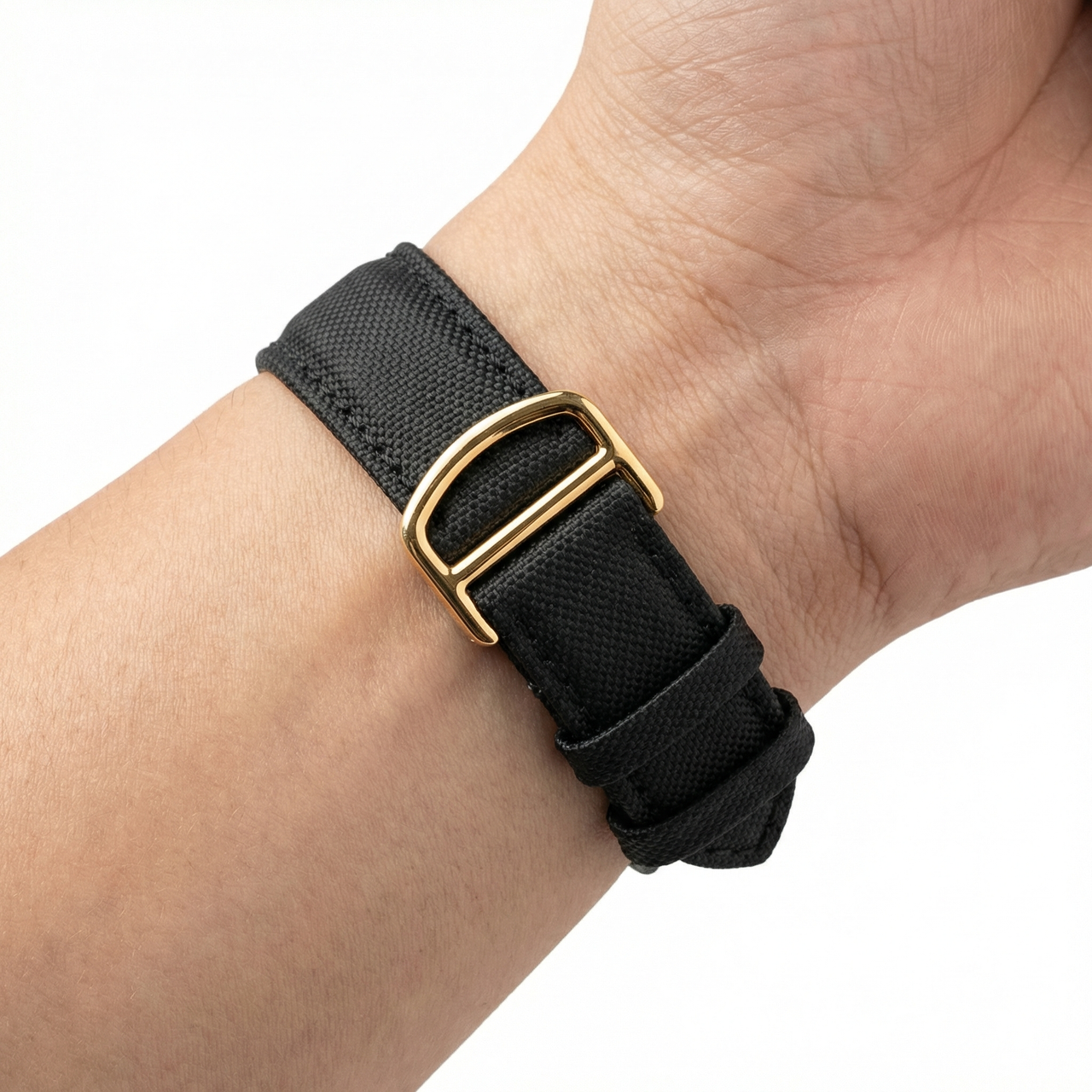 Nylon Canvas Watch Strap for Cartier Blue Balloon - Wristshot