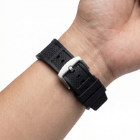 Thumbnail for Notched End Rubber Watchband for IWC - Wristshot