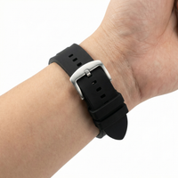 Thumbnail for Silicone Notched Watchband for Armani AX - Wristshot