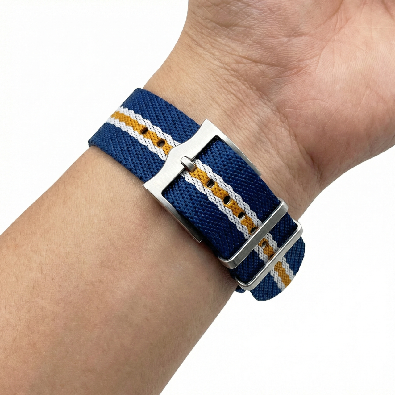 Premium Military Nylon Watchbands with Waved Buckle - Wristshot
