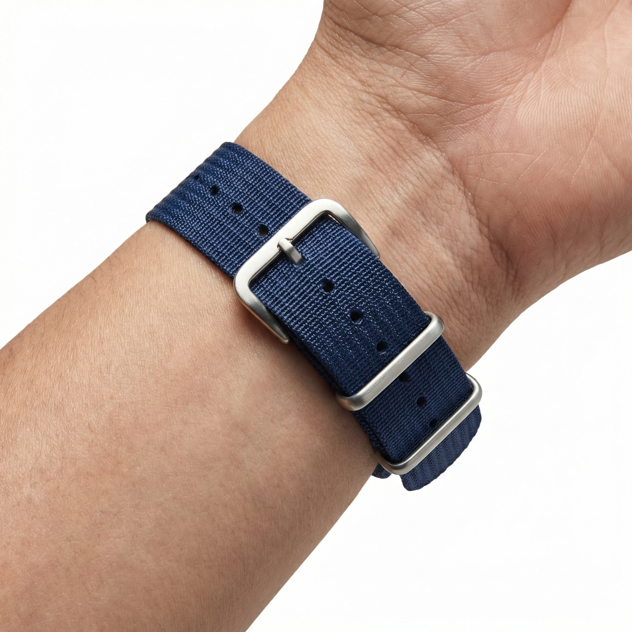 Ribbed Nylon Seatbelt Strap - Wristshot