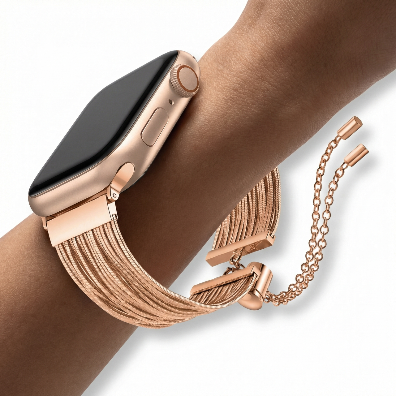Steel Chain Bracelet for Apple Watch - Wristshot