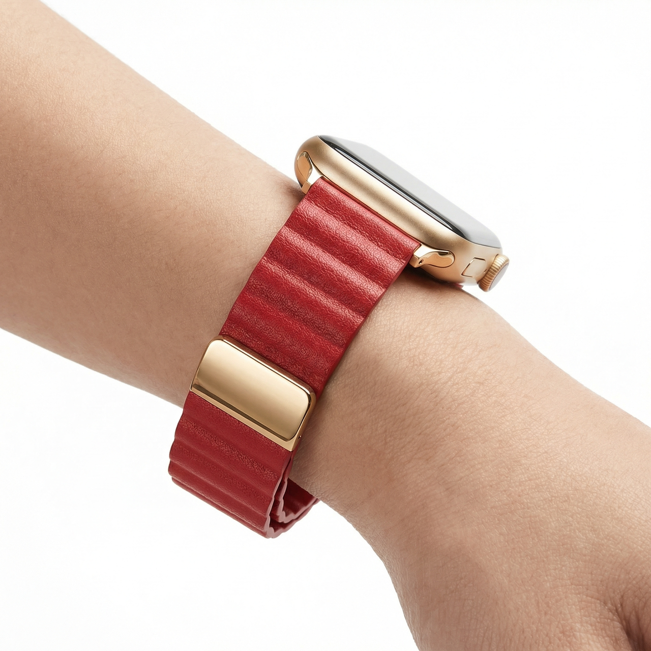 Magnetic Leather Strap for Apple Watch - Wristshot