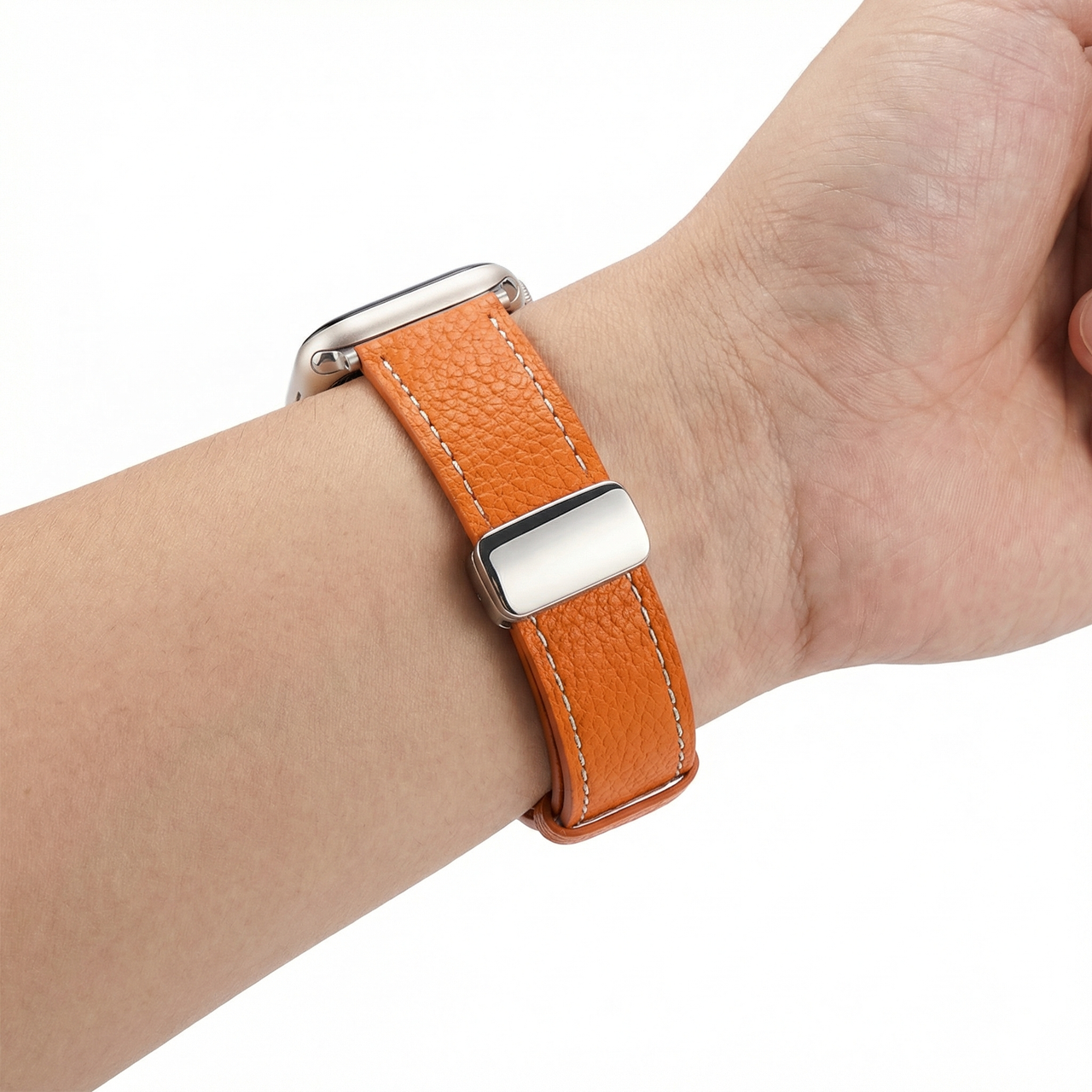 Leather Magnetic Buckle Strap for Apple Watch - Wristshot