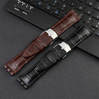 Thumbnail for Genuine Notched Cowhide Leather Strap - watchband.direct
