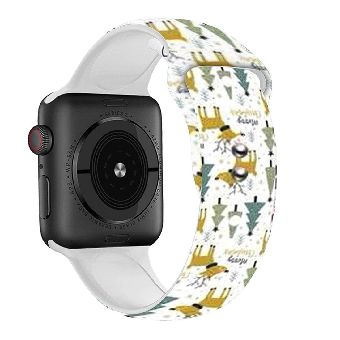 Silicone Christmas Strap For Apple Watch - watchband.direct
