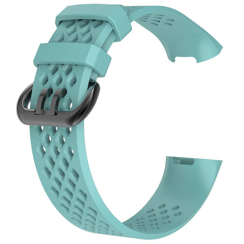 Breathable Silicone Sport Strap for Fitbit Charge 3 / 4 - watchband.direct