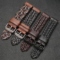 Thumbnail for Cowhide Braided Leather Strap with Quick-Release - watchband.direct