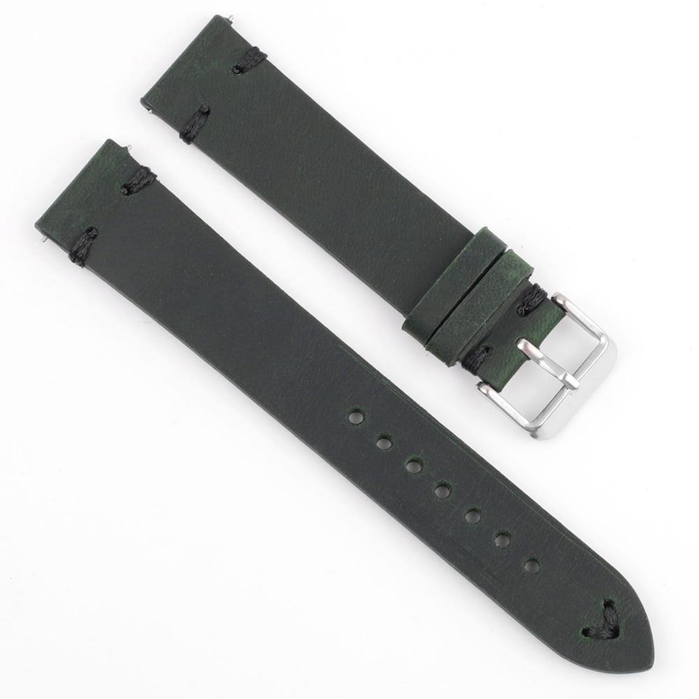 Distressed Cow Leather Watch Strap with Quick-Release - watchband.direct