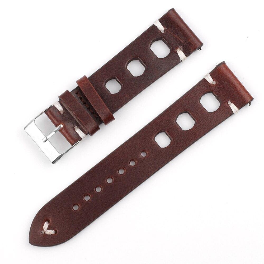 Maranello Vintage Leather Rally Strap - watchband.direct