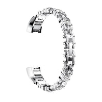 Thumbnail for Diamond Encrusted Steel Strip For Fitbit Alta / HR - watchband.direct
