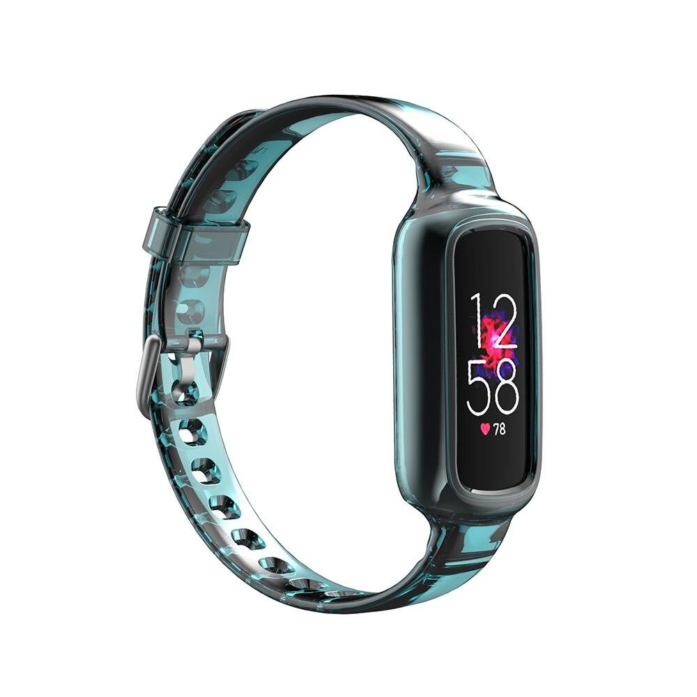 Soft Silicone TPU Band with Case for Fitbit Luxe - watchband.direct