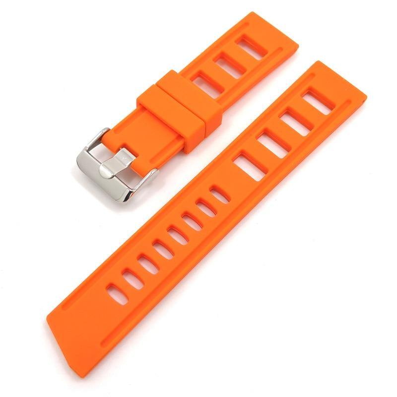 Edged Rally Rubber Watch Band - watchband.direct