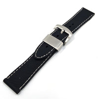 Thumbnail for Rubber Stitched Aviator Strap - watchband.direct