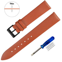 Thumbnail for Thin Genuine Leather Watch Strap - watchband.direct