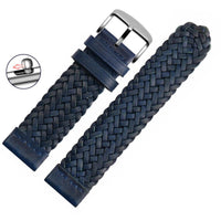 Thumbnail for Cowhide Braided Leather Strap with Quick-Release - watchband.direct