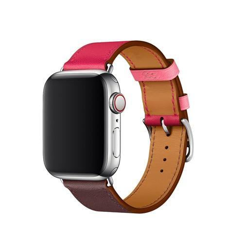 Duo-Color Leather Strap for Apple Watch - watchband.direct