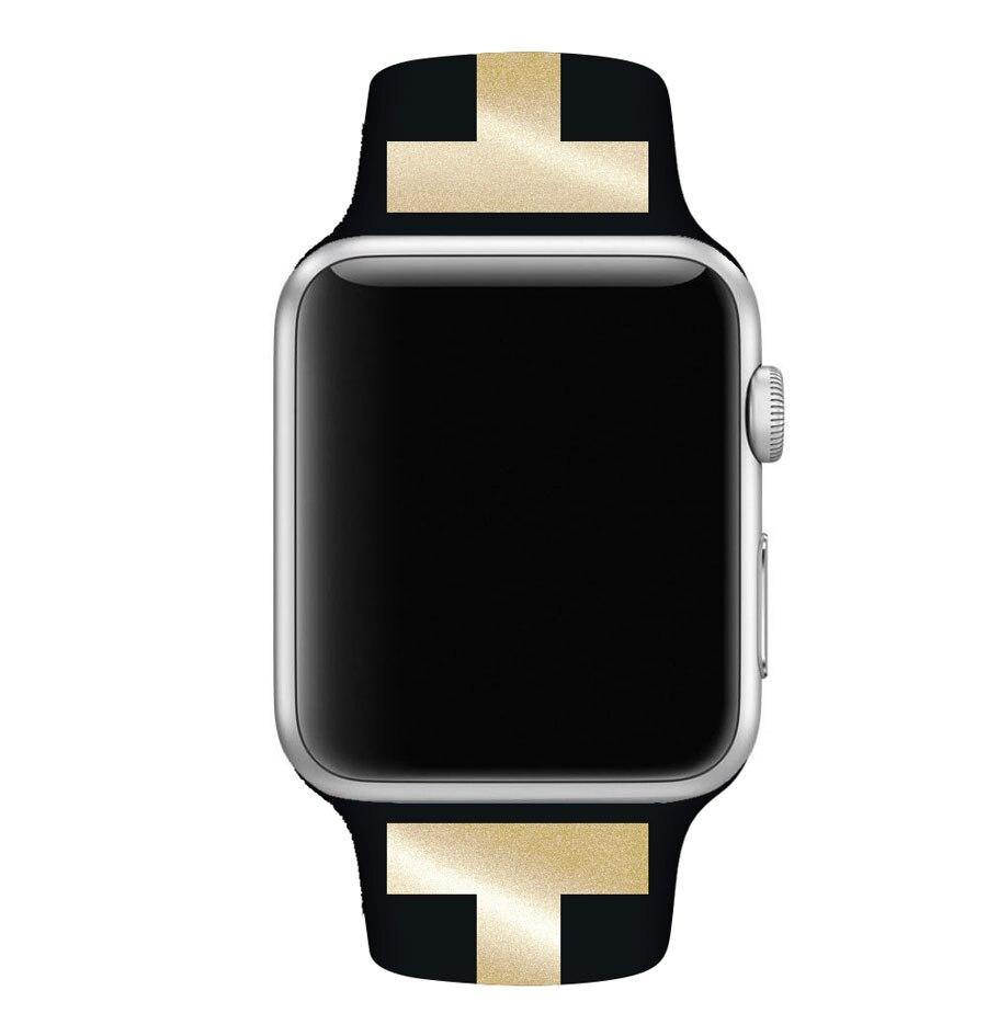 Striped Silicone Band for Apple Watch - watchband.direct