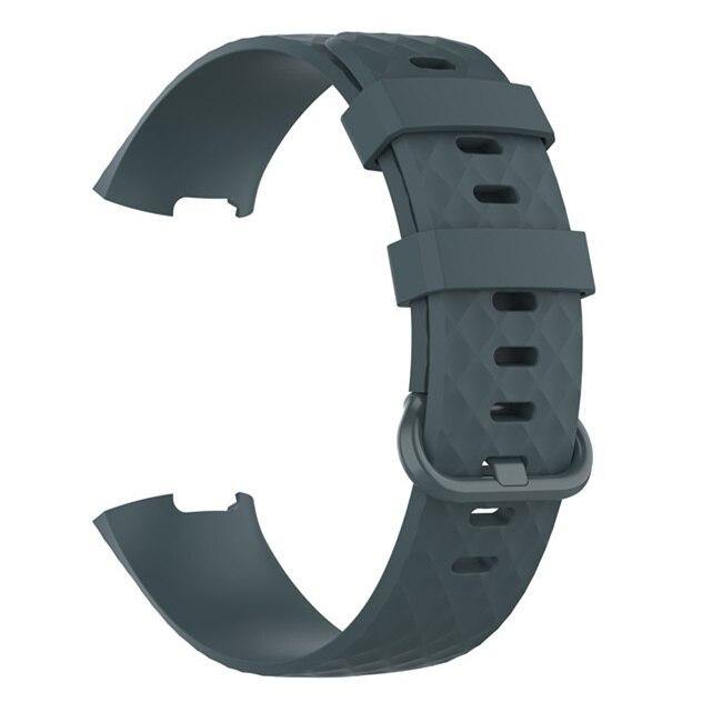 Silicone Diamond strap for Fitbit Charge 3 / 4 - watchband.direct