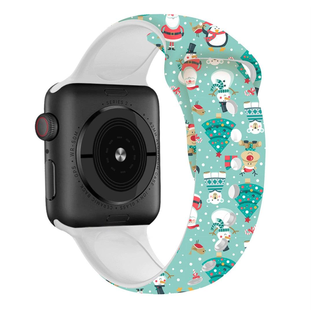 Silicone Christmas Strap For Apple Watch - watchband.direct