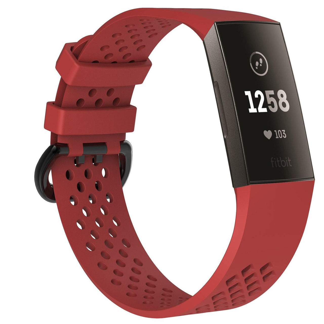 Silicone Racing Strap for Fitbit Charge 3 / 4 - watchband.direct