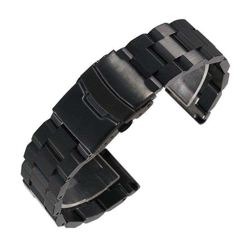 Cubic Link Solid Stainless Steel Strap - watchband.direct