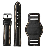 Thumbnail for Genuine Vintage Leather Bund Strap - watchband.direct