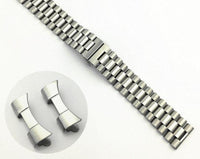 Thumbnail for Three Pointer Stainless Steel Strap with Butterfly Buckle - watchband.direct
