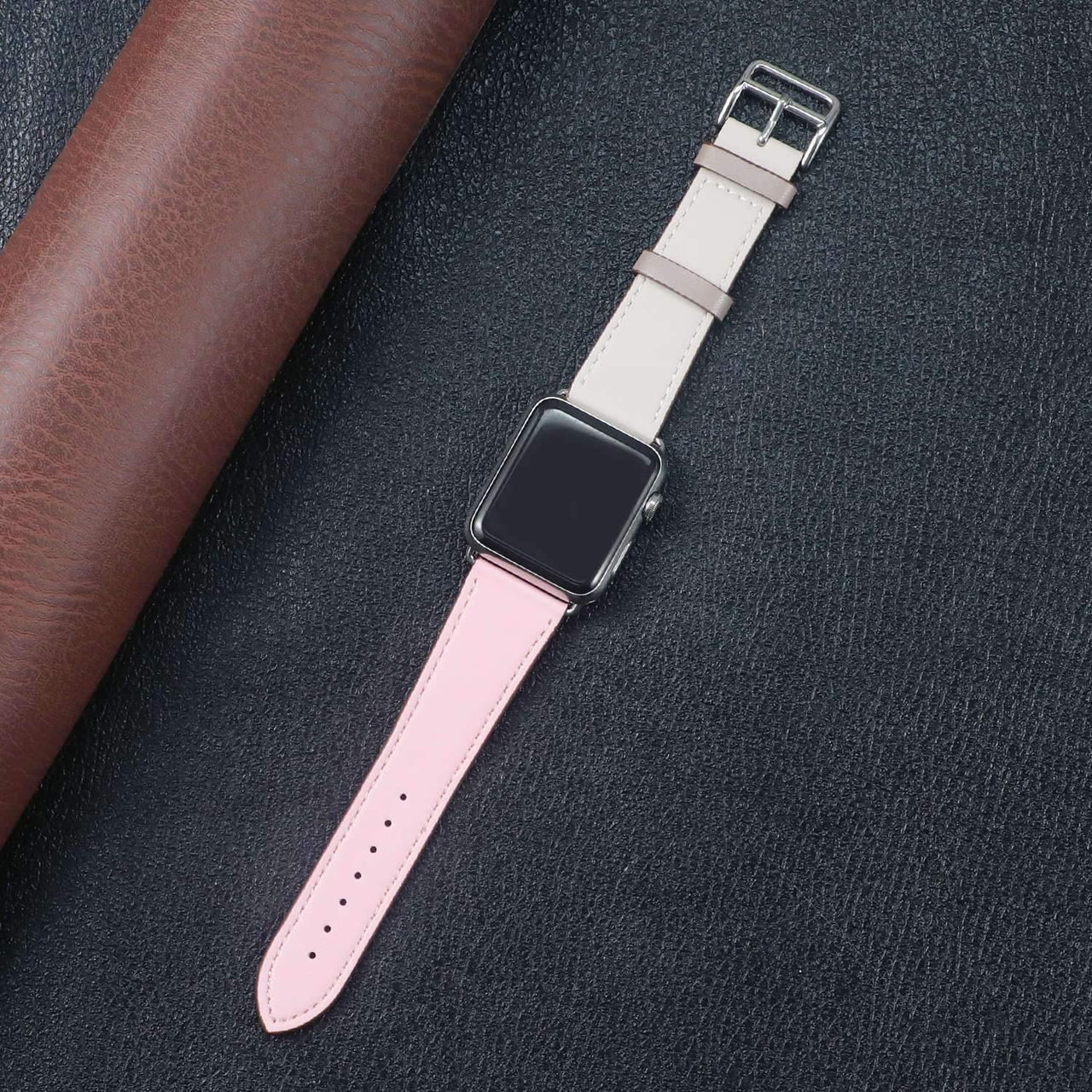Classic Stitch Leather Strap for Apple Watch - watchband.direct