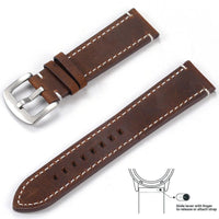 Thumbnail for Top Grain Genuine Leather Watch Band with Quick Release - watchband.direct