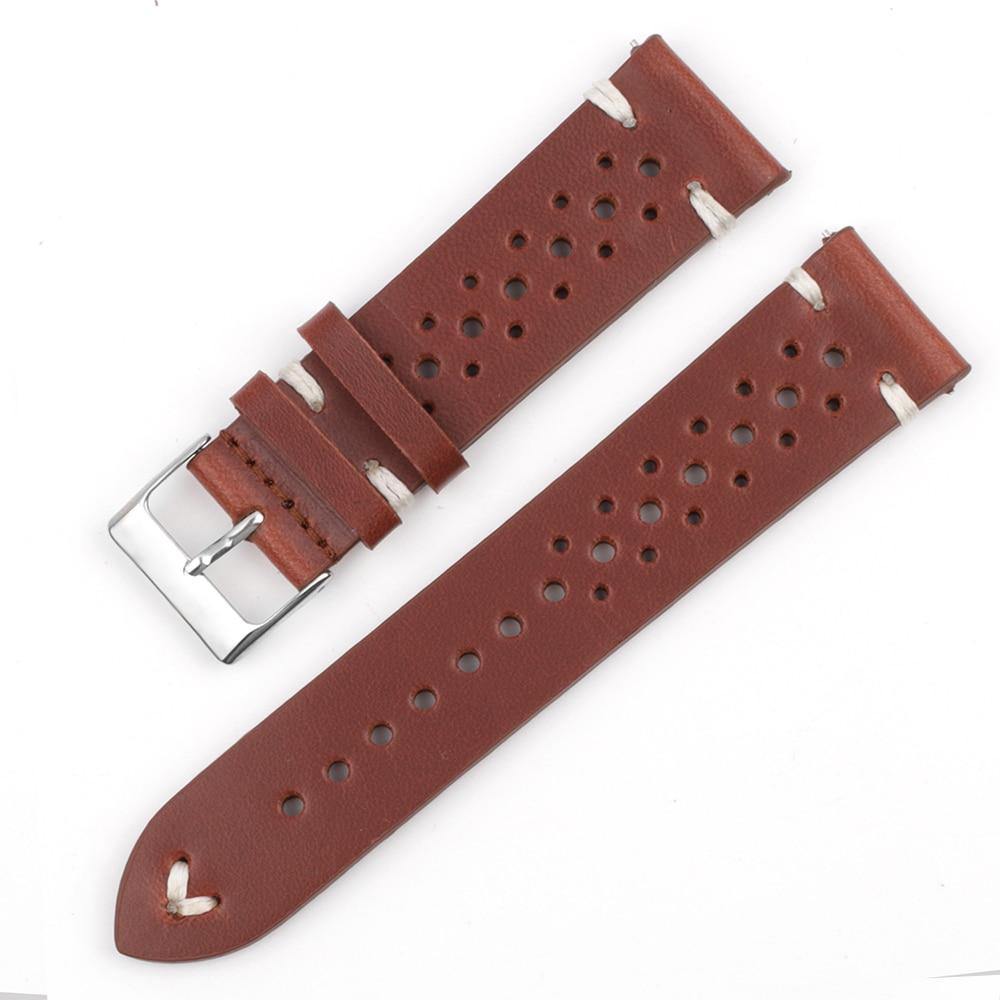 Dassari Perforated Rally Strap – Quick Release - watchband.direct