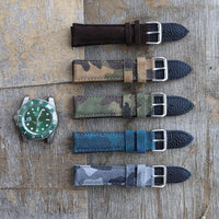 Thumbnail for Suede Leather Camouflage Watch Strap - watchband.direct
